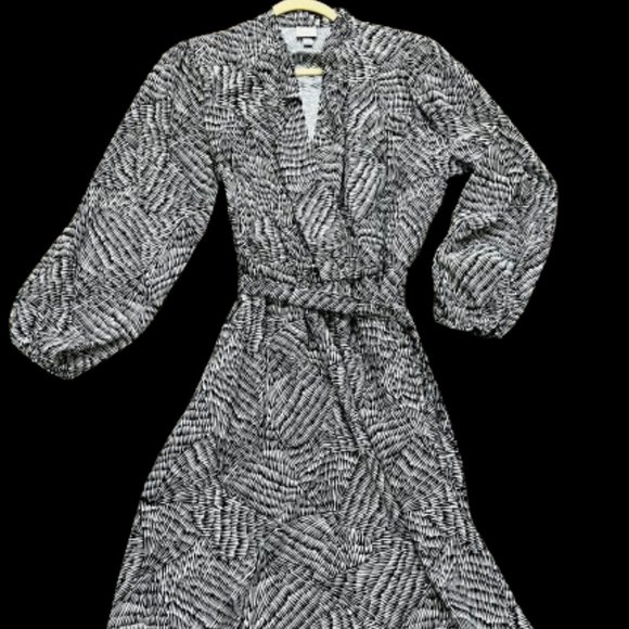 A New Day Women's Maxi Dress - Black/Cream Size XXL - Picture 11 of 11